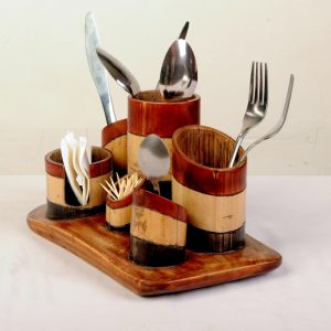 Bamboo Cutlery holder